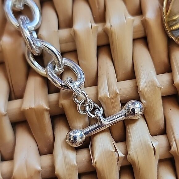 Florida Girl Charm Bracelet With Silver Tone Chain & Toggle Close - Picture 5 of 12